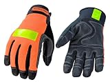 Cheap Youngstown Glove 03-3610-50-L Safety Orange Waterproof Winter Performance Glove Large, Orange