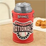 Washington Nationals Cups, Mugs & Shots : Washington Nationals Red Plastic Can Coolie