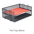 Letter Tray, Steel Mesh, 14 1/4"Wx9 1/2"Dx3 1/2"H, Black (SPR90205) Category: Desk Trays