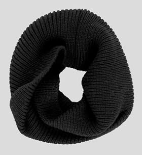 Cashmilon&trade; Knitted Twisted Snood Scarf