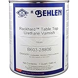 Behlen Rockhard Table Top Urethane Varnish Gloss, Quart
