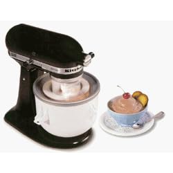 KitchenAid KICA0WH Stand Mixer Attachment, Ice Cream Maker