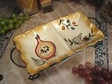 2 Sectional dish with stand Cucina Italiana - D`Lusso Collections (Set of 12)
