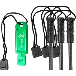 Elk Ridge 4-Piece  Fire Starter Kit with Striker