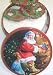 Gourmet Food : Scott's Cakes 1 lb. White Chocolate Covered Pretzel with Christmas Jimmies in a Santa Tin