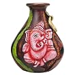 Ganesh Gift: Decorative Vase with Embossed Ganesh