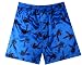 Playboy Crayon Rabbithead Blue Satin Boxers for men