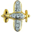 Pugster World War Ii Airplane Brooch