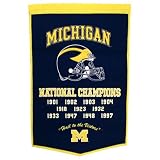 Michigan Wolverines Wool Dynasty Banner