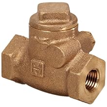 Milwaukee Valve UP509 Series Bronze Swing Check Valve, Potable Water Service, NPT Female