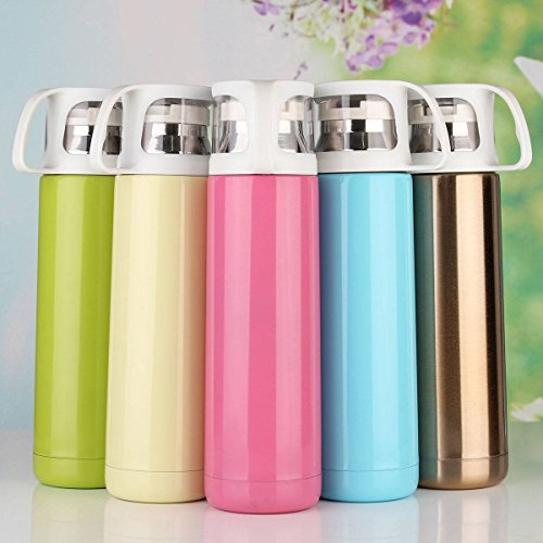 CAMTOA 500ML Stainless Steel Thermos Water Bottle with a Handle Vacuum Cup for Hot and Cold Drinks Coffee Thermal Mug Coffee