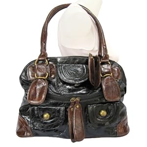 Sasha Two-tone Satchel Handbag