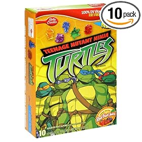 Fruit Shapes Fruit Flavored Snacks, Teenage Mutant Ninja Turtles, 10-Count... by General Mills