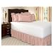 Twin Pink Ruffled Bedskirt with 14" Drop