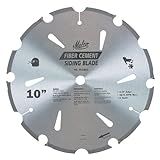 Malco FCCB10 10 inch 6 Tooth Fiber Cement Saw Blade with 5/8 inch Arbor
