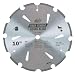 Malco FCCB10 10-Inch 6 Tooth Fiber Cement Saw Blade with 5/8-Inch Arbor