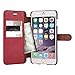 AceAbove iPhone 6S Plus Case, iPhone 6S Plus Wallet case [Red] - Premium PU Leather Wallet Cover with [Card Slots] for Apple iPhone 6 Plus (2014) / iPhone 6S Plus (2015)