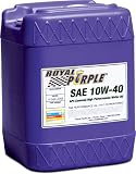 Royal Purple 05140 API-Licensed SAE 10W-40 High Performance Synthetic Motor Oil - 5 Gallon
