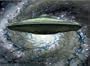 EVE Flying Saucer UFO Model kit with lights Atlantis Model Company