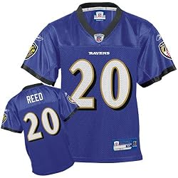 Ed Reed #20 Baltimore Ravens Youth NFL Replica Player Jersey