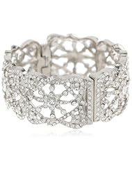 Nina Pave Crystal Magnetic Cuff Bracelet, 7"