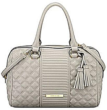 Anne Klein Bailey Lamb Satchel Beige