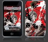 Apple iPod iTouch Premium Vinyl Skin - Fuzin Raizin (Gelaskins Brand) Made in Canada