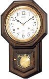 リズム時計｜CITIZEN (シチズン) 掛け時計 ウェブスター 報時 振り子 4MJ770-006