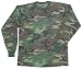 Youth's Long Sleeve T-Shirt / Tee - Woodland Camouflage