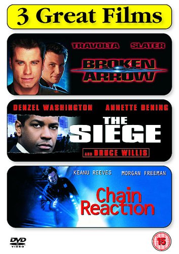 CD-Charts  DVD : Broken Arrow/The Siege/Chain Reaction