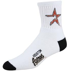 Houston Astros White (501) 10-13 Team Logo Tall Socks