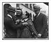 Historic Print (L): [Houdini is secured in a straitjacket]