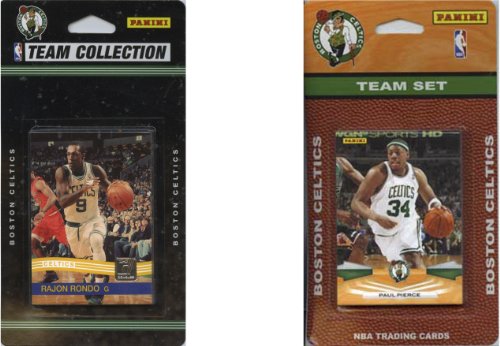 NBA Boston Celtics 2 Different Licensed Trading Card Team Sets