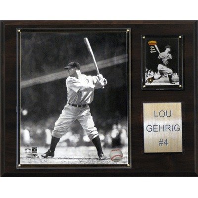 MLB New York Yankees Lou Gehrig Player Plaque
