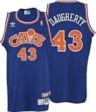 Brad Daugherty Jersey: adidas Blue Throwback Swingman #43 Cleveland Cavaliers Jersey - XX-Large