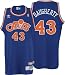 Brad Daugherty Jersey: adidas Blue Throwback Swingman #43 Cleveland Cavaliers Jersey - XX-Large