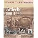 L'Ard�che 1900-1930