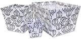 Fabric Nursery Storage Bins in Heirloom Print-set of 3