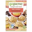 GoPicnic Ready-to-Eat Meals, Tuna + Crackers, 6.2-Ounce Boxes (Pack of 6)