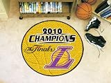 Los Angeles Lakers 2010 NBA Champions Basketball Rug