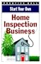 Start Your Own Home Inspection Business