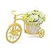 Louis Garden Nostalgic Bicycle Artificial Flower Decor Plant Stand (Green)