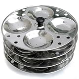Stainless Steel Idli Stand 4 Rack for 16 Idli
