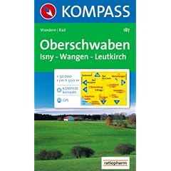Oberschwaben, Isny, Wangen, Leutkirch: Wander- und Bikekarte. GPS-genau. 1:50.000