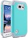 S6 Active Case, LK [Drop Protection] Shock-Absorption Hybrid Dual Layer Armor Defender Protective Case Cover for Samsung Galaxy S6 Active (Teal)