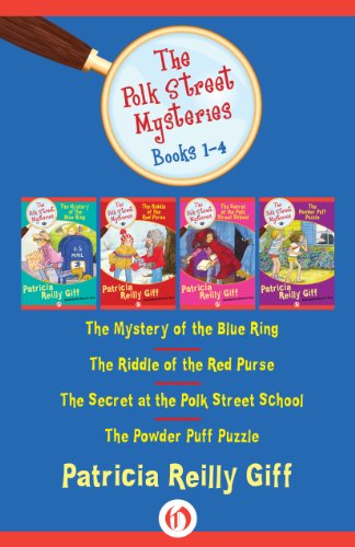 The Polk Street Mysteries, Books 1-4: The Mystery of the Blue Ring, The Riddle of the Red Purse, The Secret at the Polk Street School, and The Powder Puff Puzzle