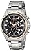 Invicta Men's 10302 Specialty Elegant Chronograph Black Dial Stainless Steel Watch