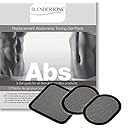 Slendertone Replacement Gel Pads for All Slendertone Abdominal Belts, 1 Set (3 Gel Pads)