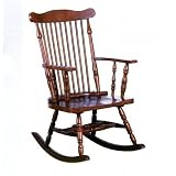 Review Cross Country Furniture  / BEAUTIFUL BARRED BACK CHERRY FINISH ROCKER