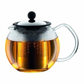 Bodum 1807-16 - Assam Teapot with Stainless Steel Filter (0.5ltr)